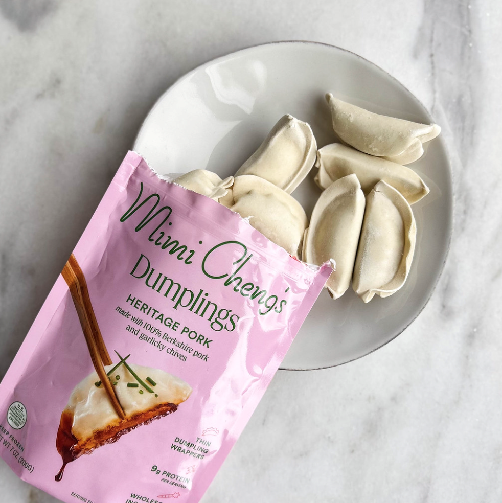 Picture of Mimi Cheng's heritage pork dumplings 