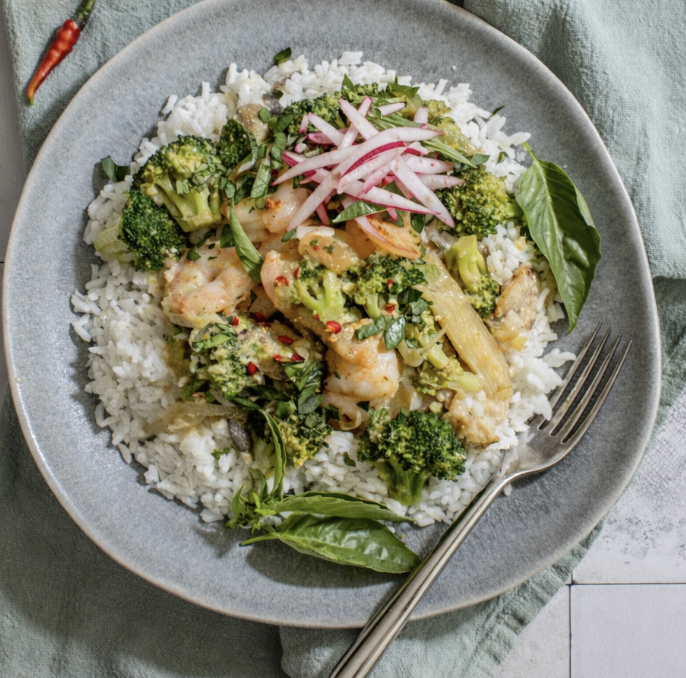 Picture of Thai Shrimp Green Curry