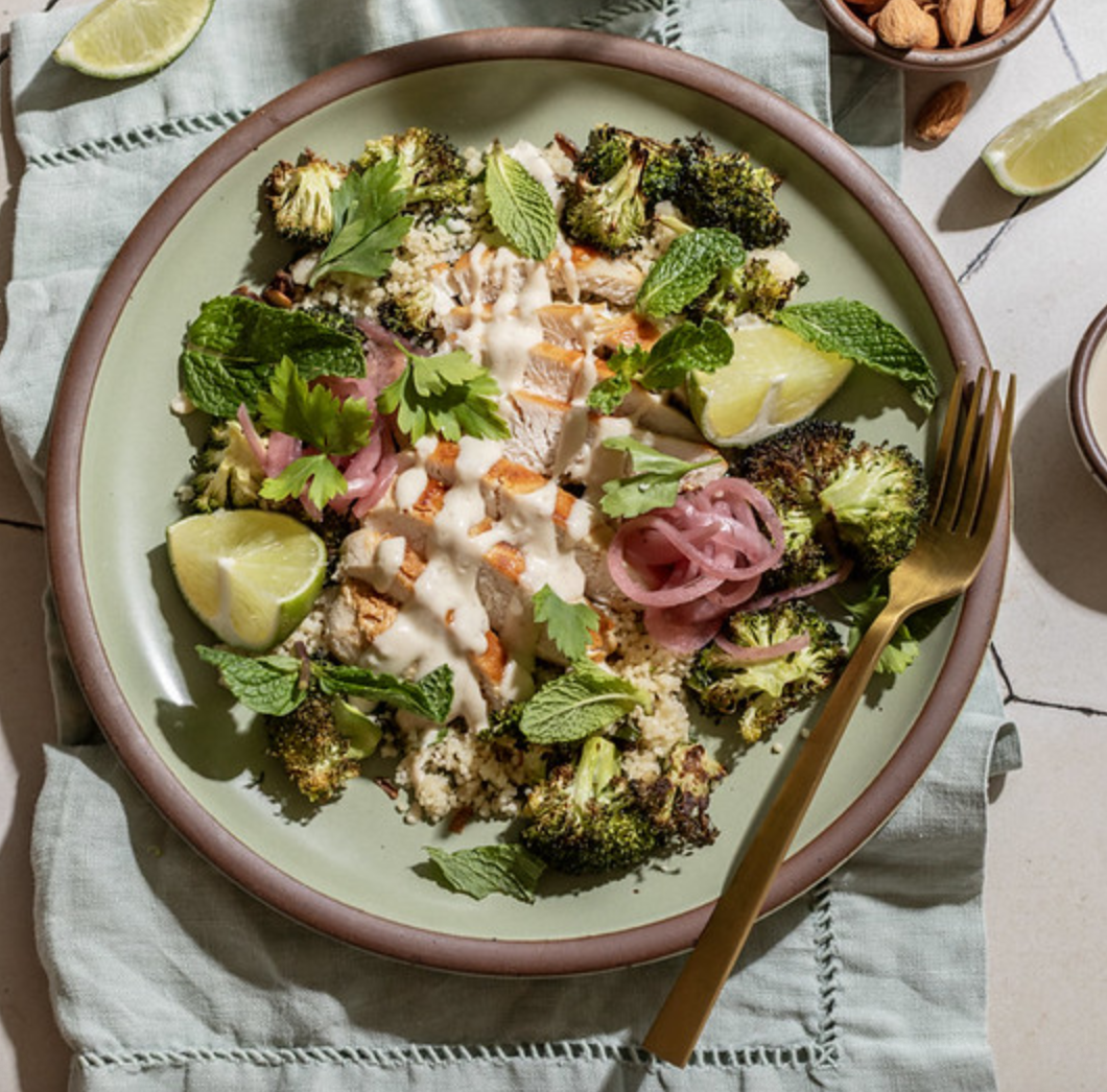 Picture of Seared Chicken & Tahini Sauce
