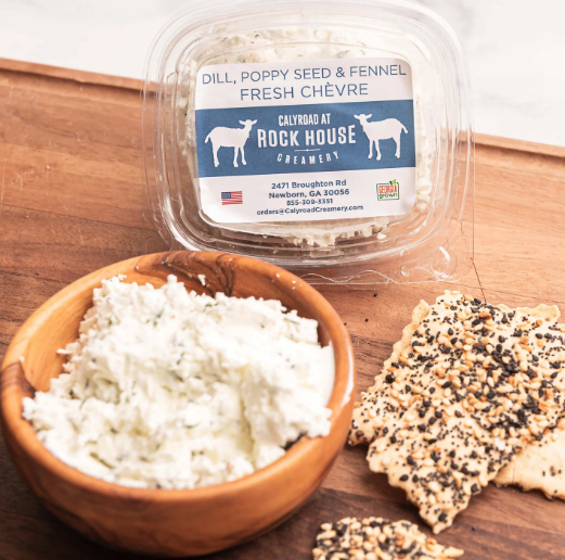 Picture of CalyRoad dill, poppyseed & fennel goat cheese