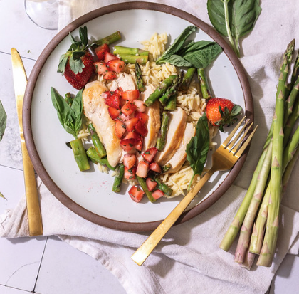 Picture of Chicken with Strawberry Relish 