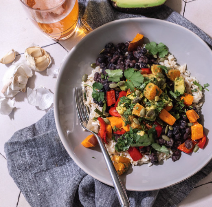 Picture of Avocado & Bean Burrito Bowl