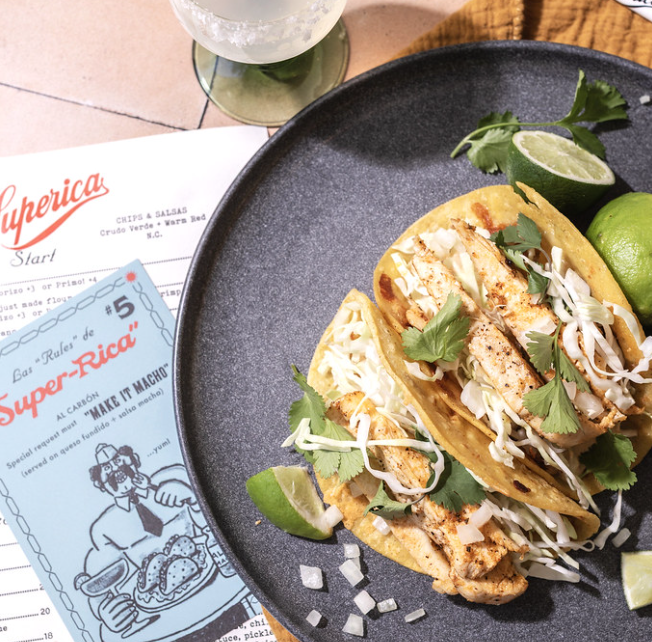 Picture of Superica's Chicken Diablo Tacos 