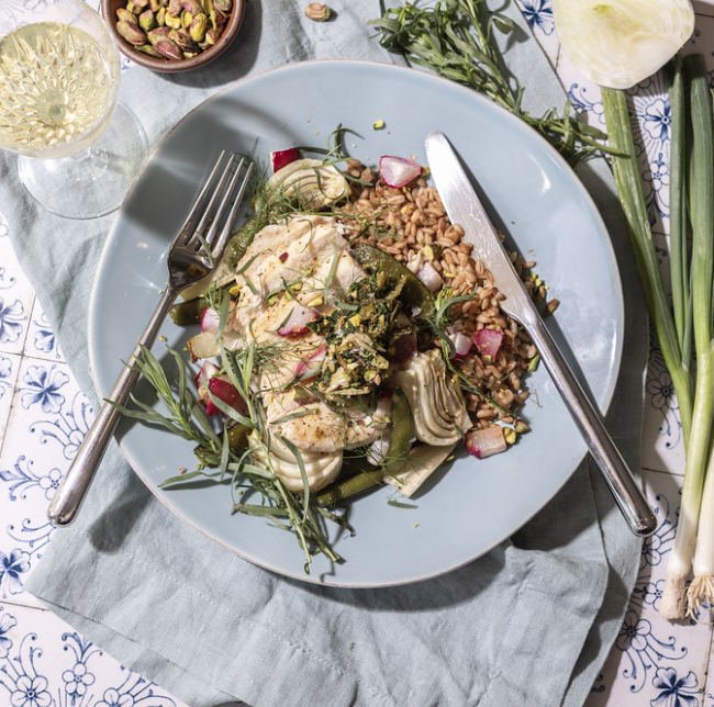 Picture of Roasted Chicken & Farro 
