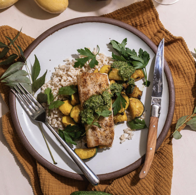 Picture of Curry Leaf Pesto Fish