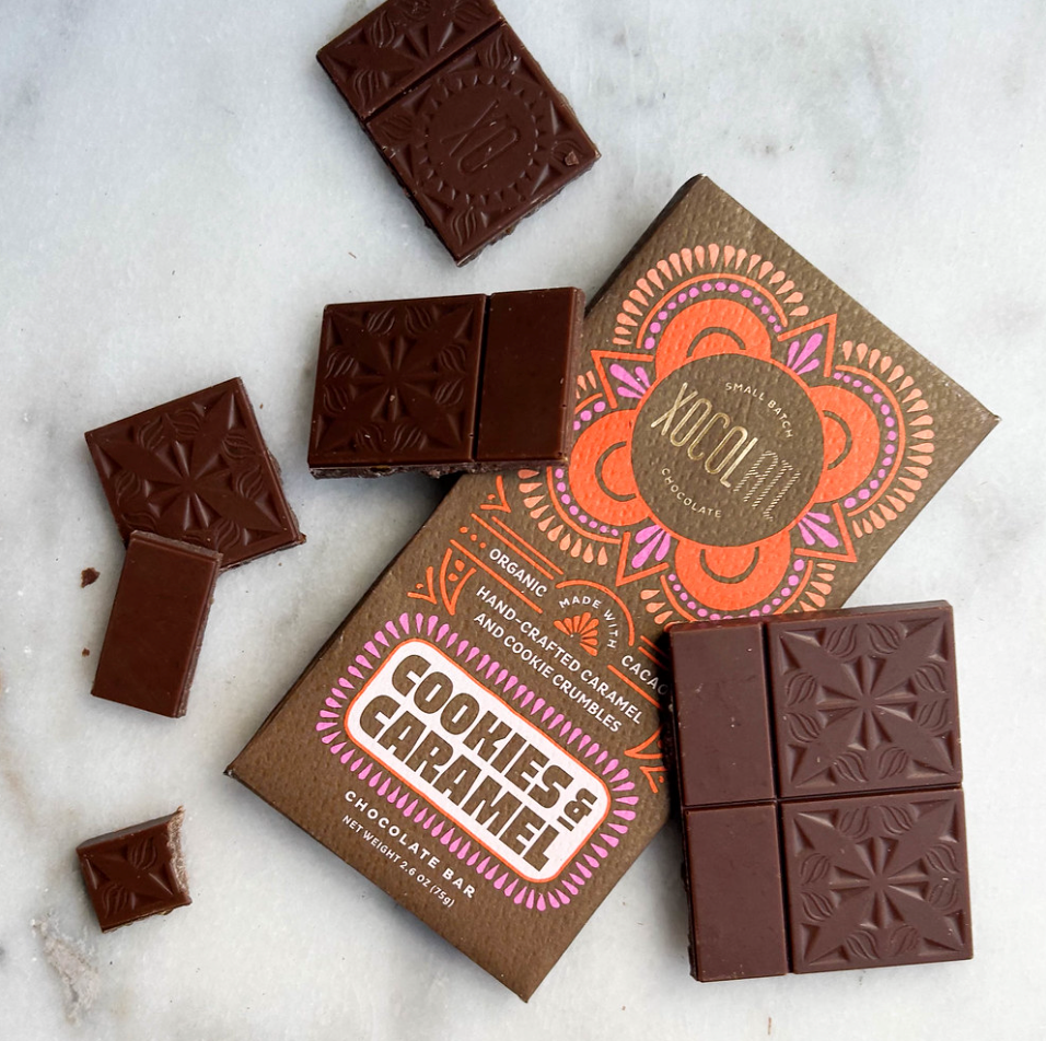 Picture of Xocolatl cookies & caramel biscoff chocolate bar