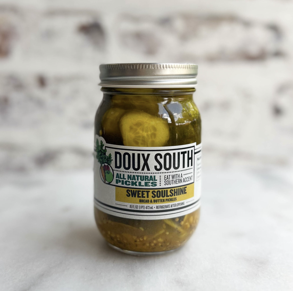 Picture of Doux South sweet soulshine pickles 