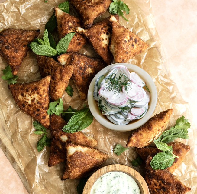 Picture of Curried Beef Samosas