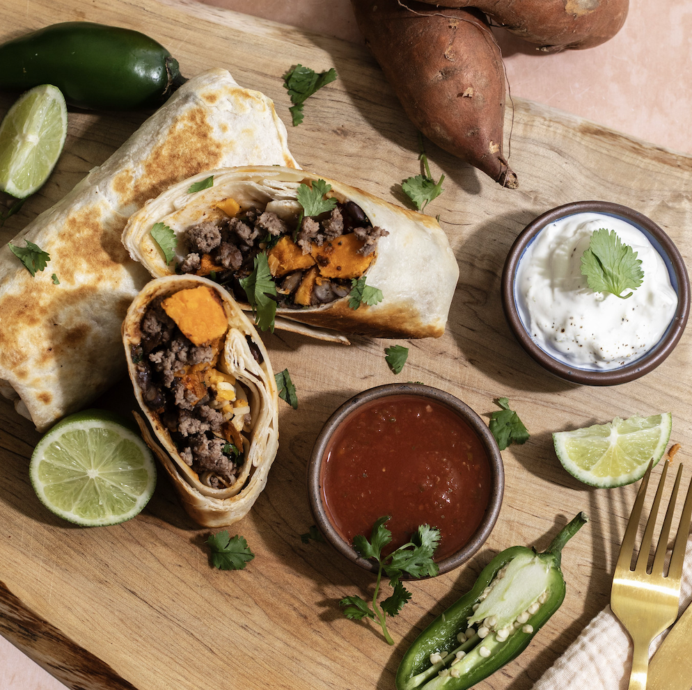 Picture of Cheesy Beef Chimichangas