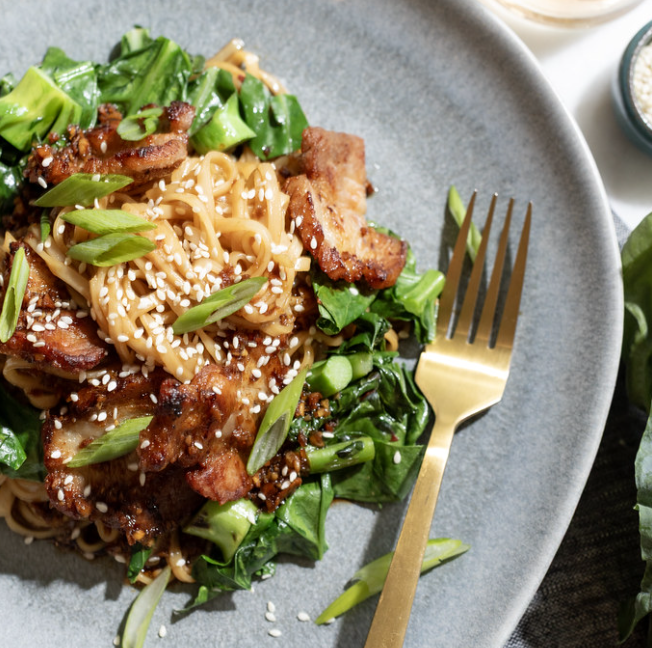 Picture of Sticky Sesame Garlic Pork Belly