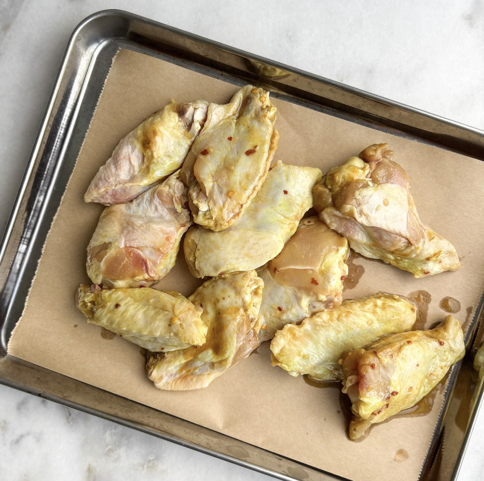 Picture of Piedmont BBQ garlic tamari chicken wings