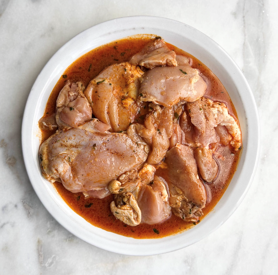 Picture of Piedmont BBQ Peruvian marinated chicken thighs