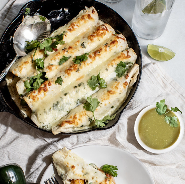 Picture of Butternut & Black Bean Enchiladas