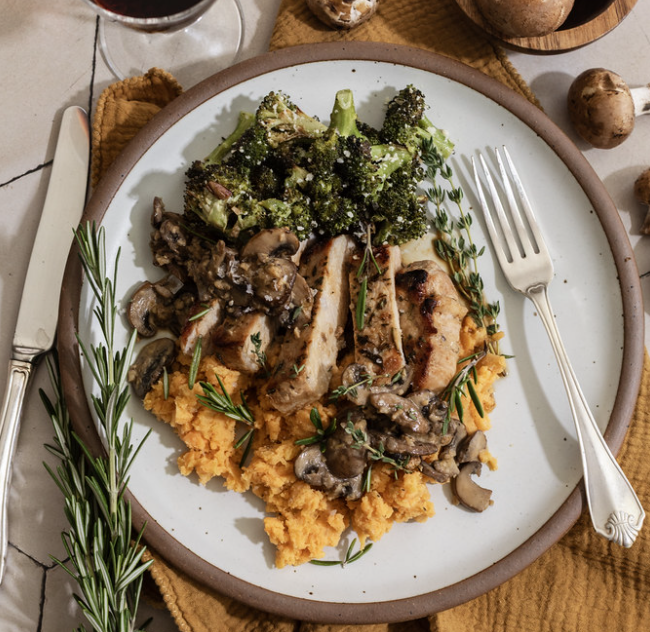 Picture of Mushroom Cream Pork Chops