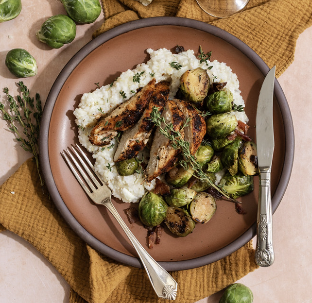 Picture of Chicken & Maple-Glazed Brussels 