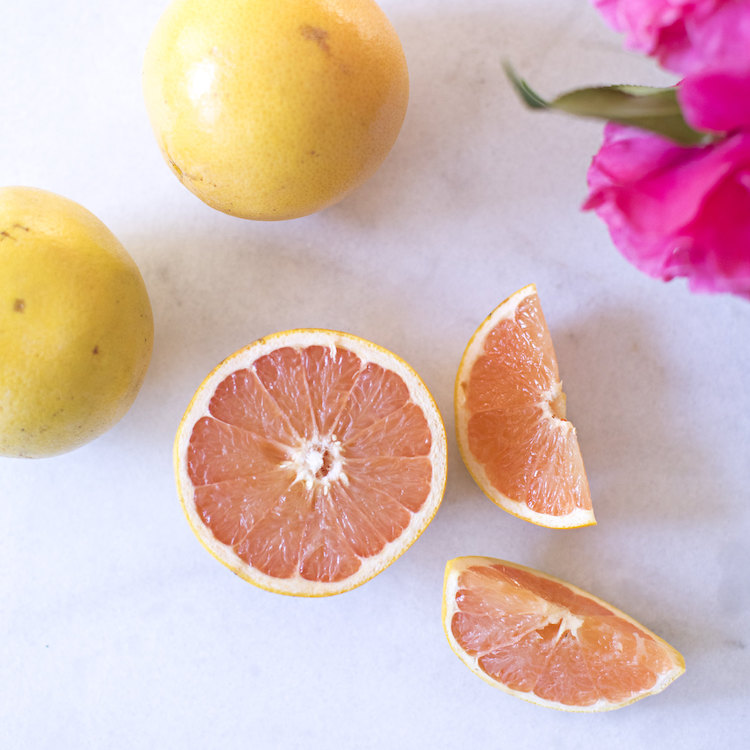 Picture of local ruby red grapefruit