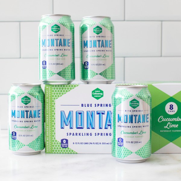 Picture of Montane cucumber-lime sparkling water